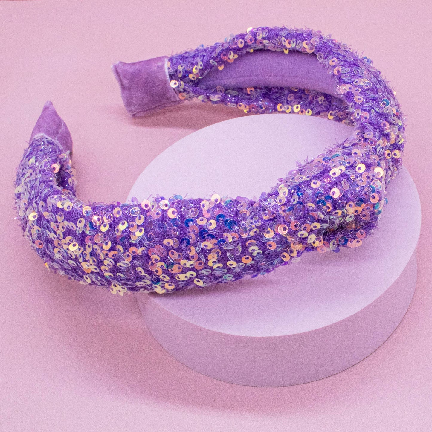 Confetti Sequin Knotted Headband