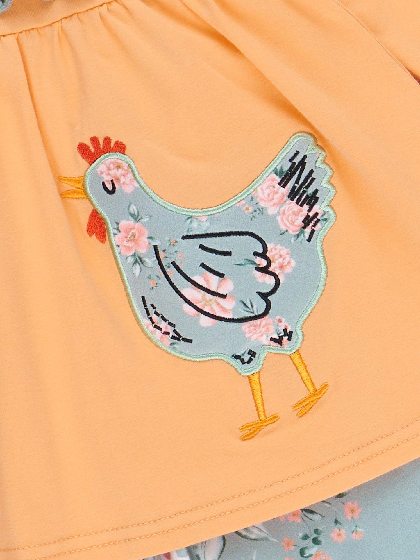 Farmhouse Floral Chick Outfit