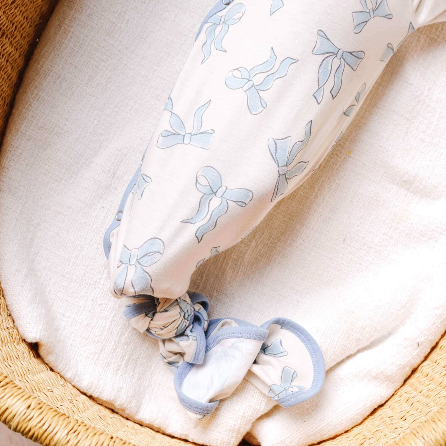Copper Pearl | Newborn Knotted Gown - Daphne