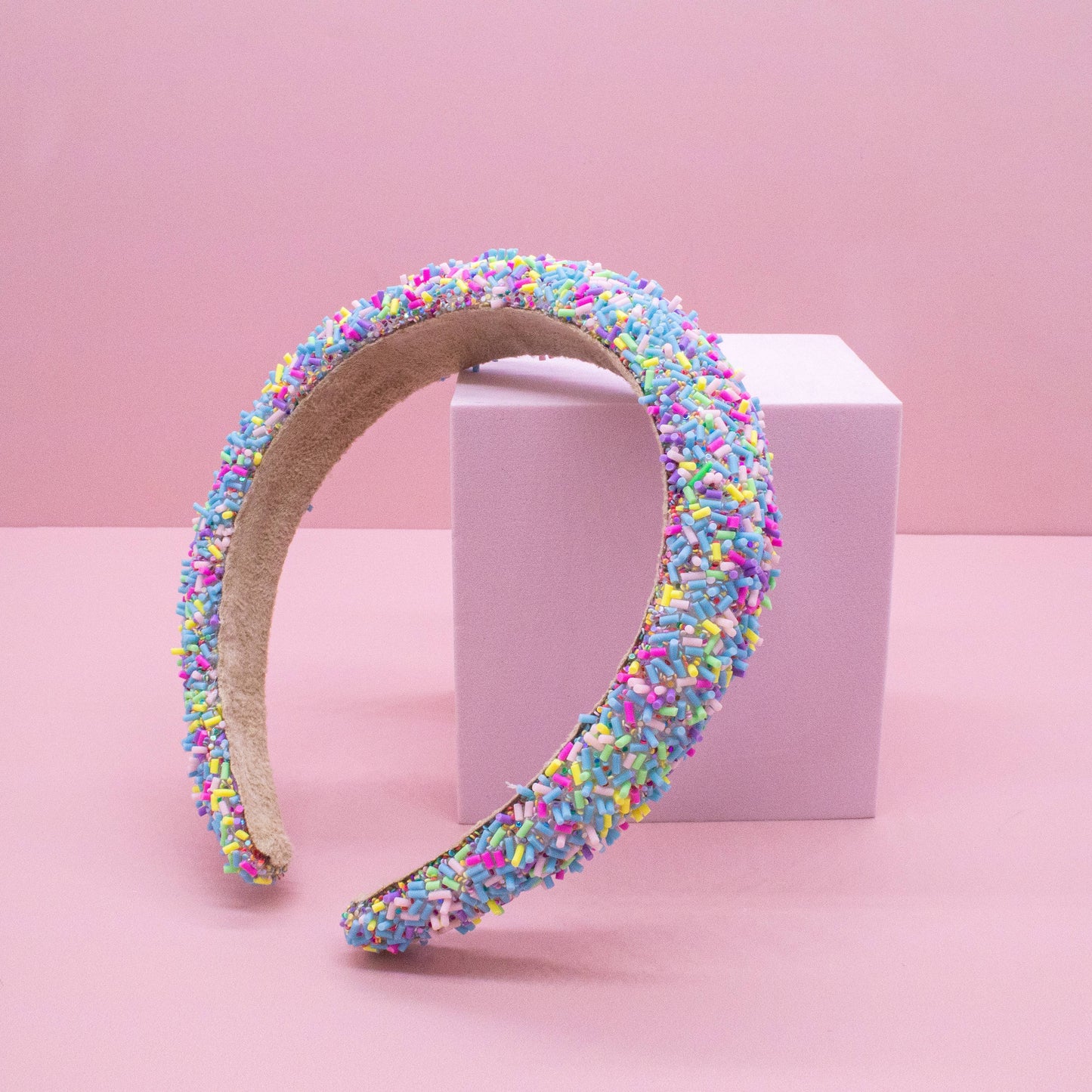 Rainbow Confetti Sprinkles Headband