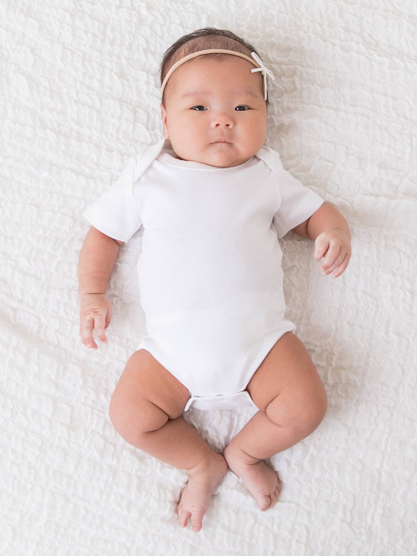 Colored Organics - Organic Baby Short Sleeve Classic Bodysuit - White