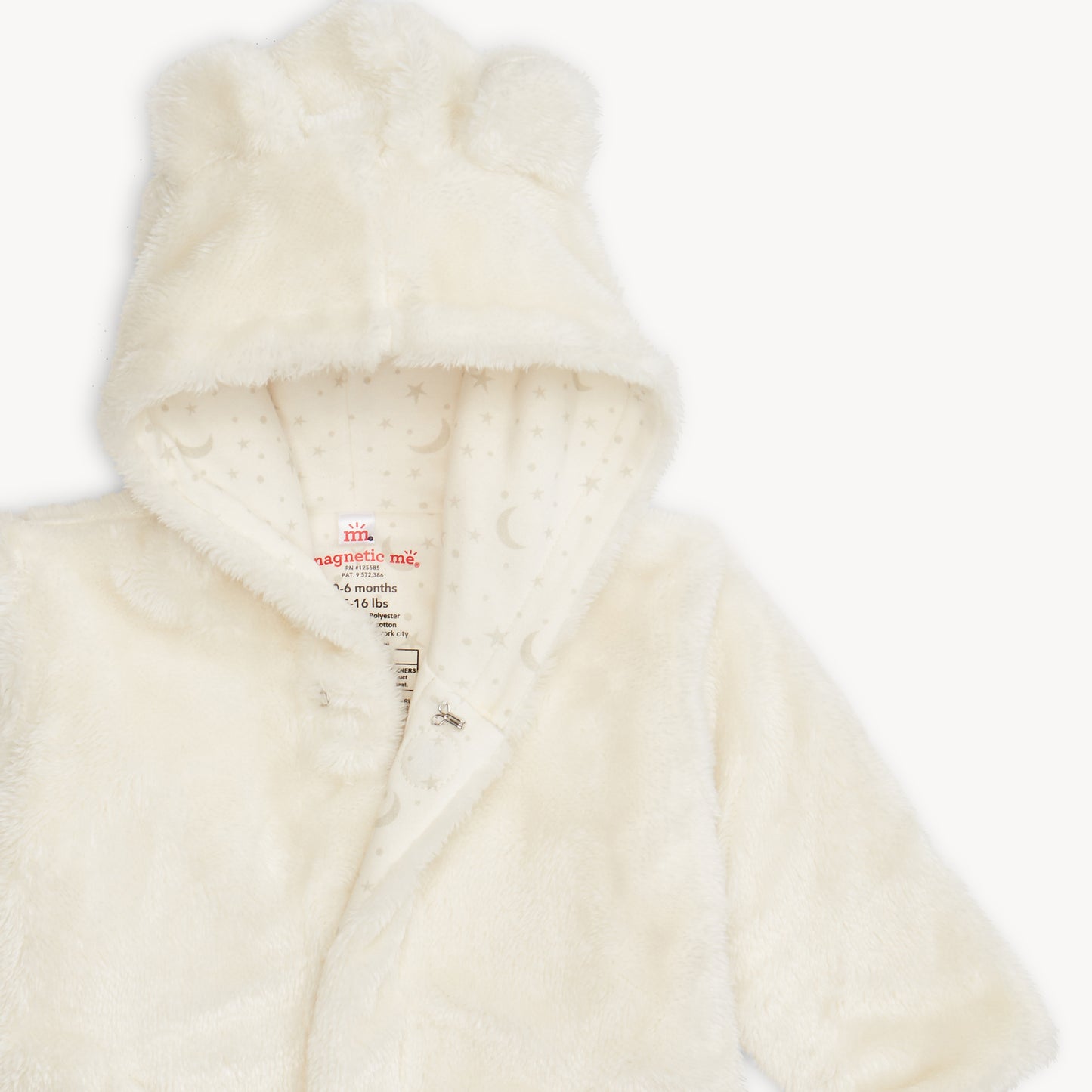 Magnetic Me | Cloud Minky Bear Jacket