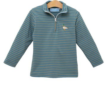 Mallard Duck Embroidery 1/4 Zip Pullover