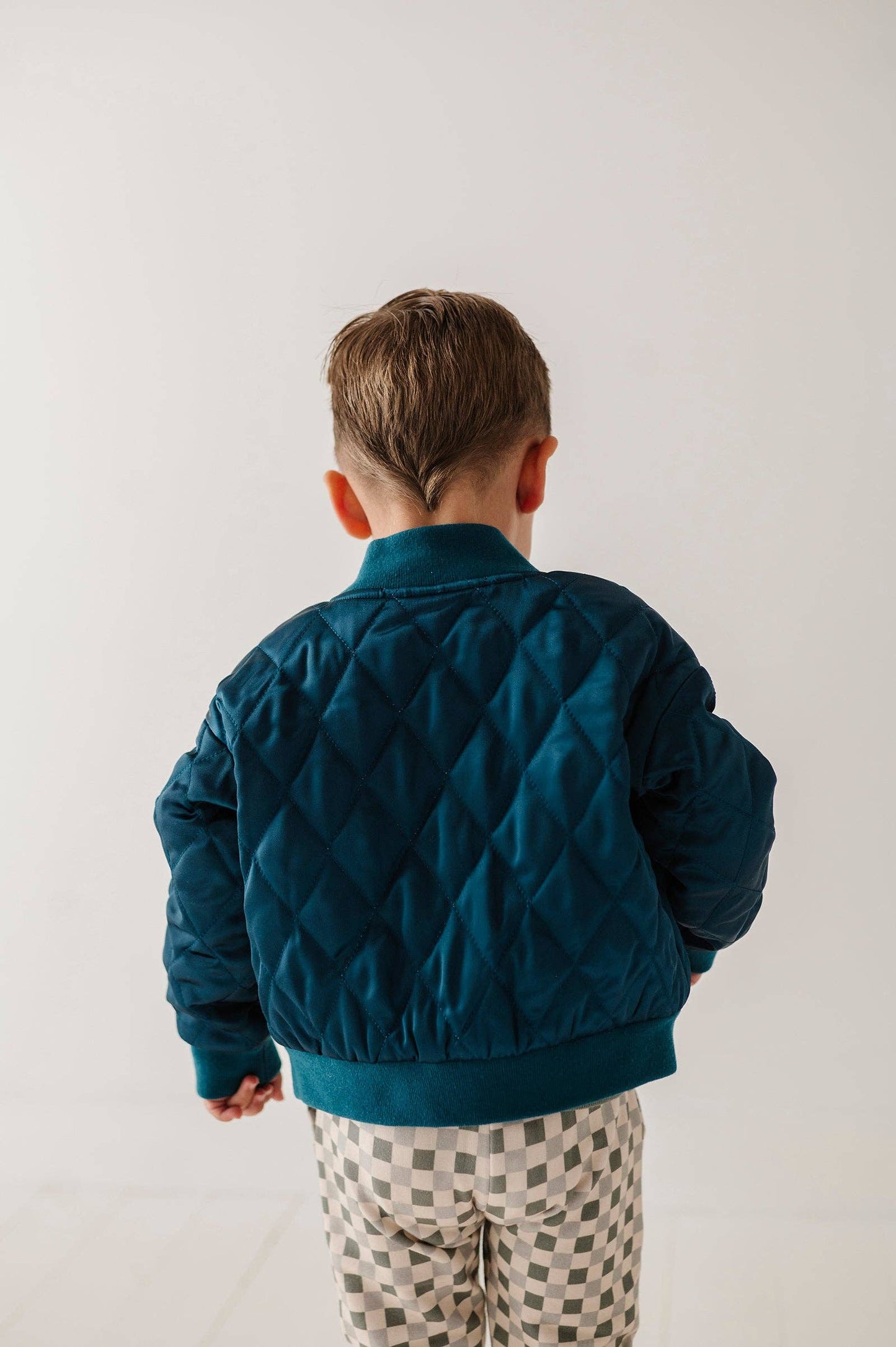 Quilted Bomber Jacket | Misty Rose