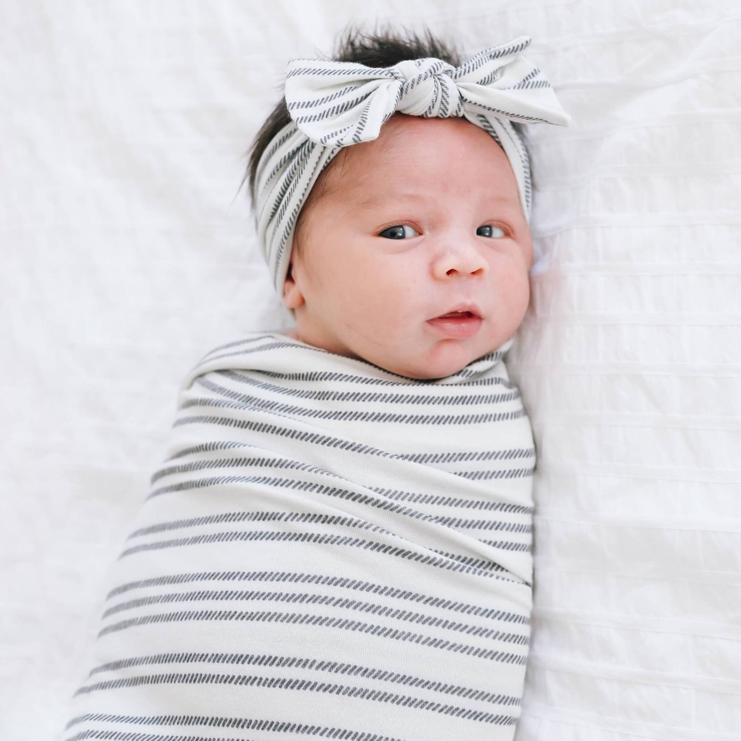 Copper Pearl | Knit Swaddle Blanket - Midtown