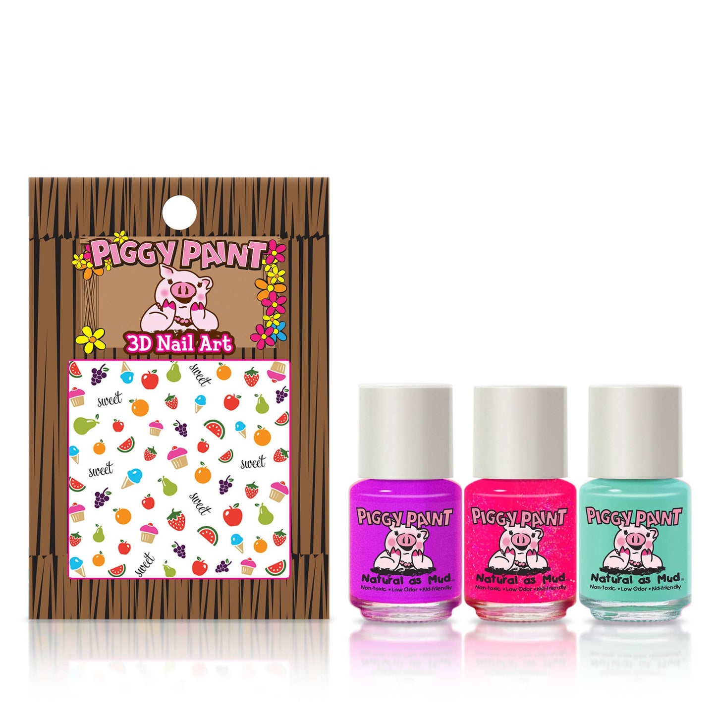 Piggy Paint - Happy Hands Gift Set Non-Toxic Kids Nail Polish