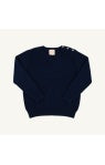 TBBC | Isabelle's Sweater - Nantucket Navy/Buttons
