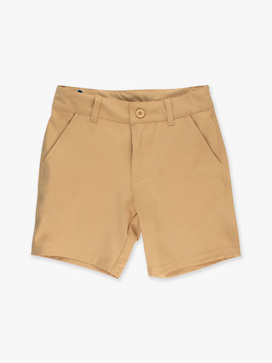RuffleButts + RuggedButts - Boys Classic Khaki Hybrid Shorts