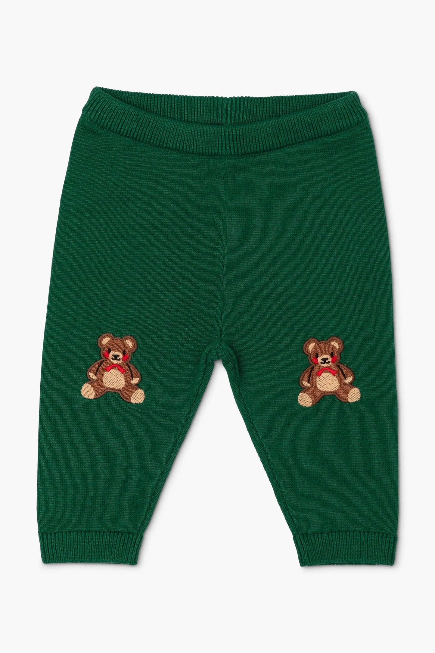 All Bundled Up Green Knit Set | 100% Organic Cotton