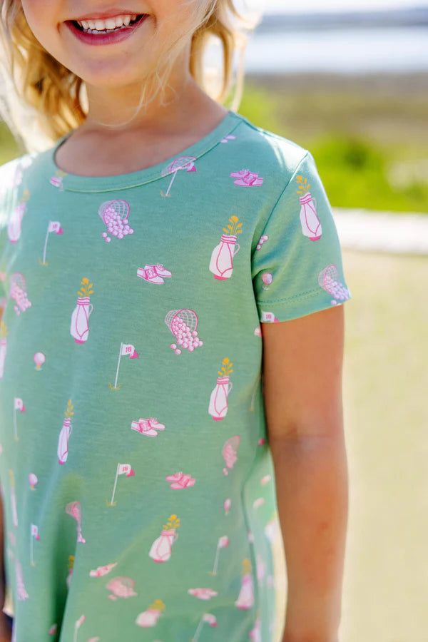 TBBC | Short Sleeve Polly Play Dress - Clubhouse Couture (Pier Party Pink)