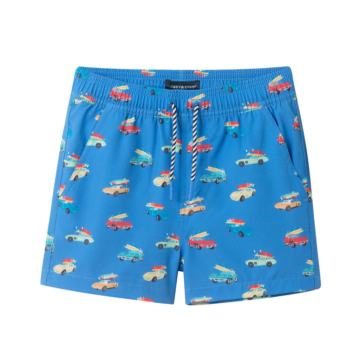 Andy & Evan - Kids Swim Trunk | Retro Surf Car