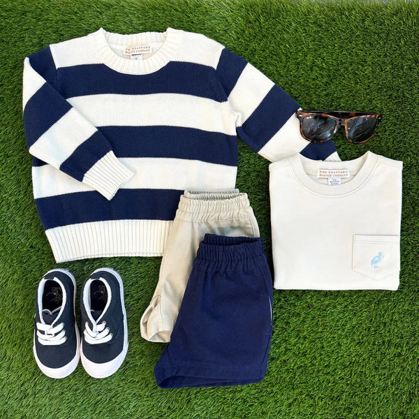 TBBC | Prep Step Sneaker - Nantucket Navy with Nantucket Navy Stripe