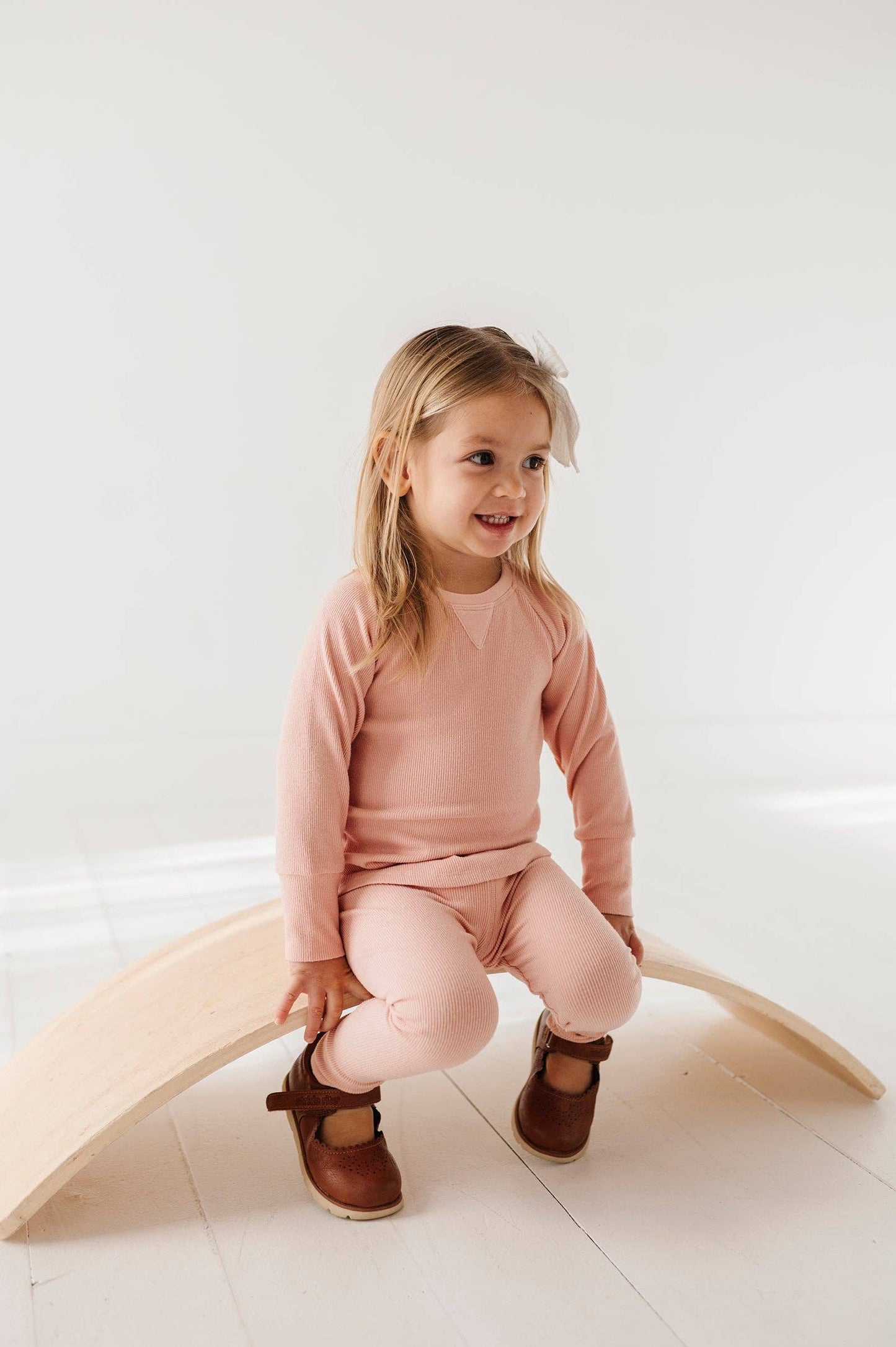 Lavender Ribbed Bamboo/Cotton Leggings