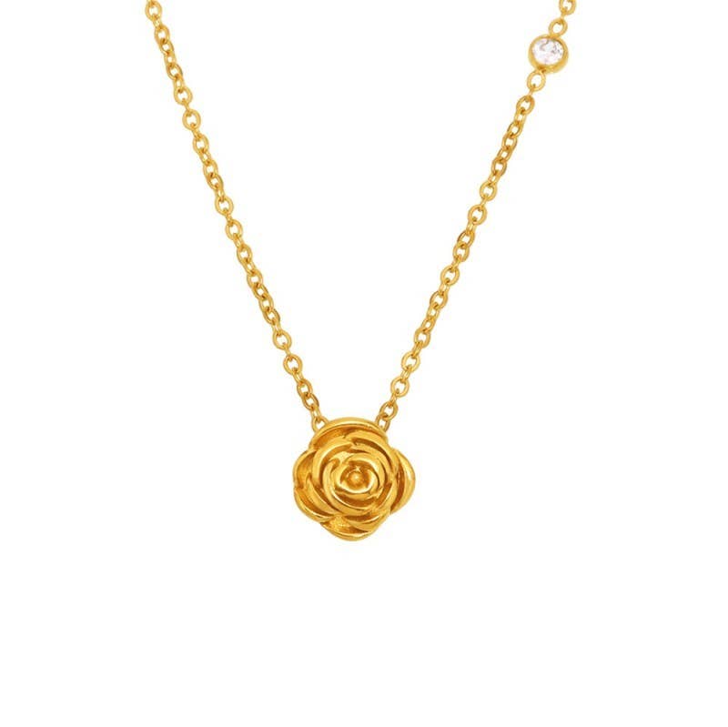 Flower Pendant Necklace