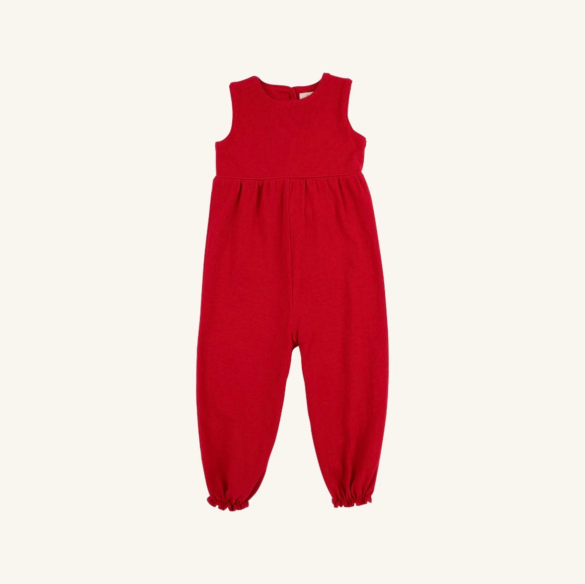 TBBC | Sleeveless Rebecca Romper - Richmond Red with Palmetto Pearl