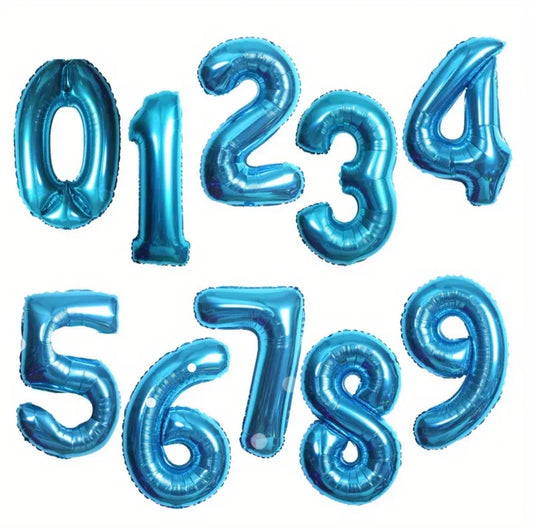 Birthday Number Balloon | Blue