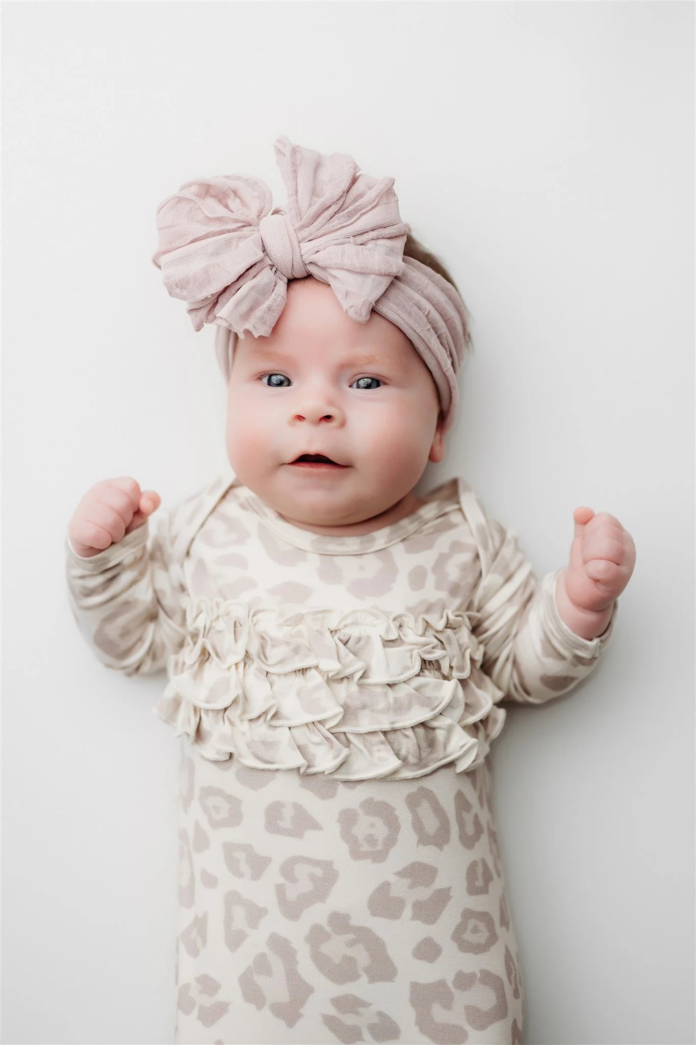 Rockin Royalty - Natural Leopard | Ruffle Knot Gown