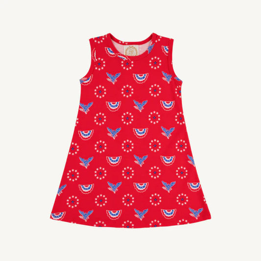 TBBC | Sleeveless Polly Play Dress - Star Spangled Swag