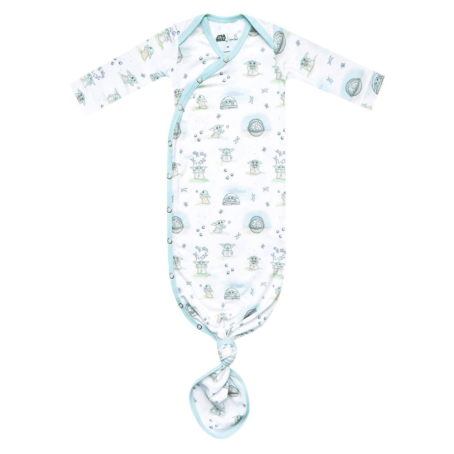 Copper Pearl | Newborn Knotted Gown - Star Wars Grogu