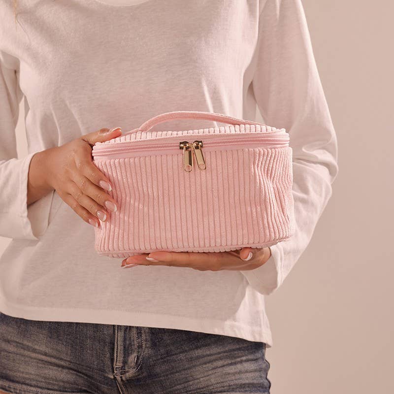 Corduroy Cosmetic Bag