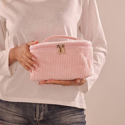 Corduroy Cosmetic Bag