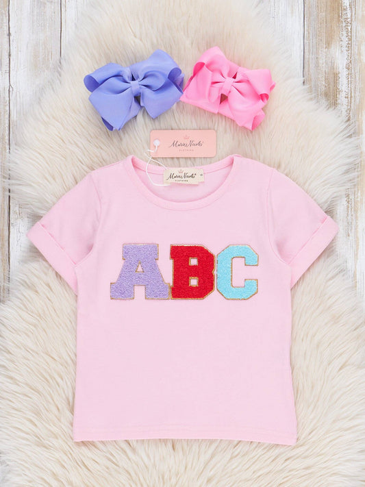 ABC Chenille Letters T-Shirt