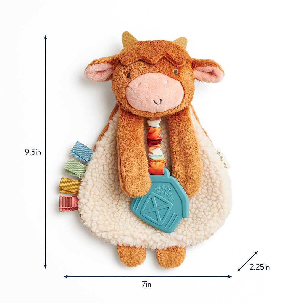 Itzy Ritzy | Highland Cow Itzy Friends Lovey™ Plush
