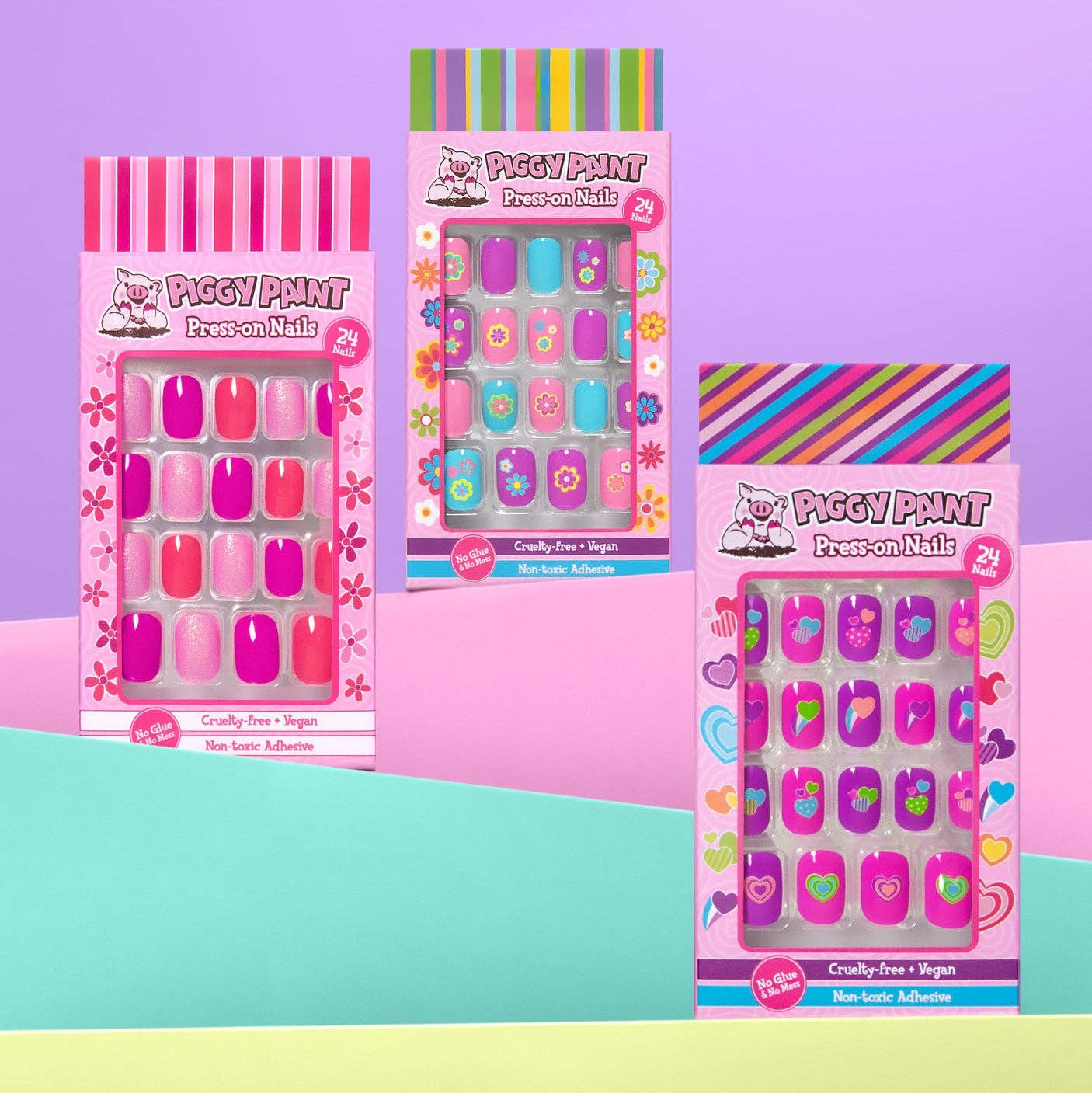 Piggy Paint - Flower Power Press-on Nails