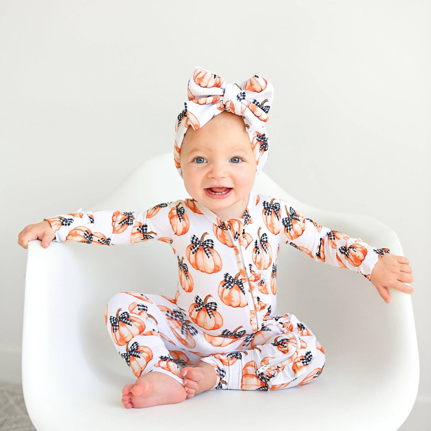 Lilith Pumpkin Ruffle Zip