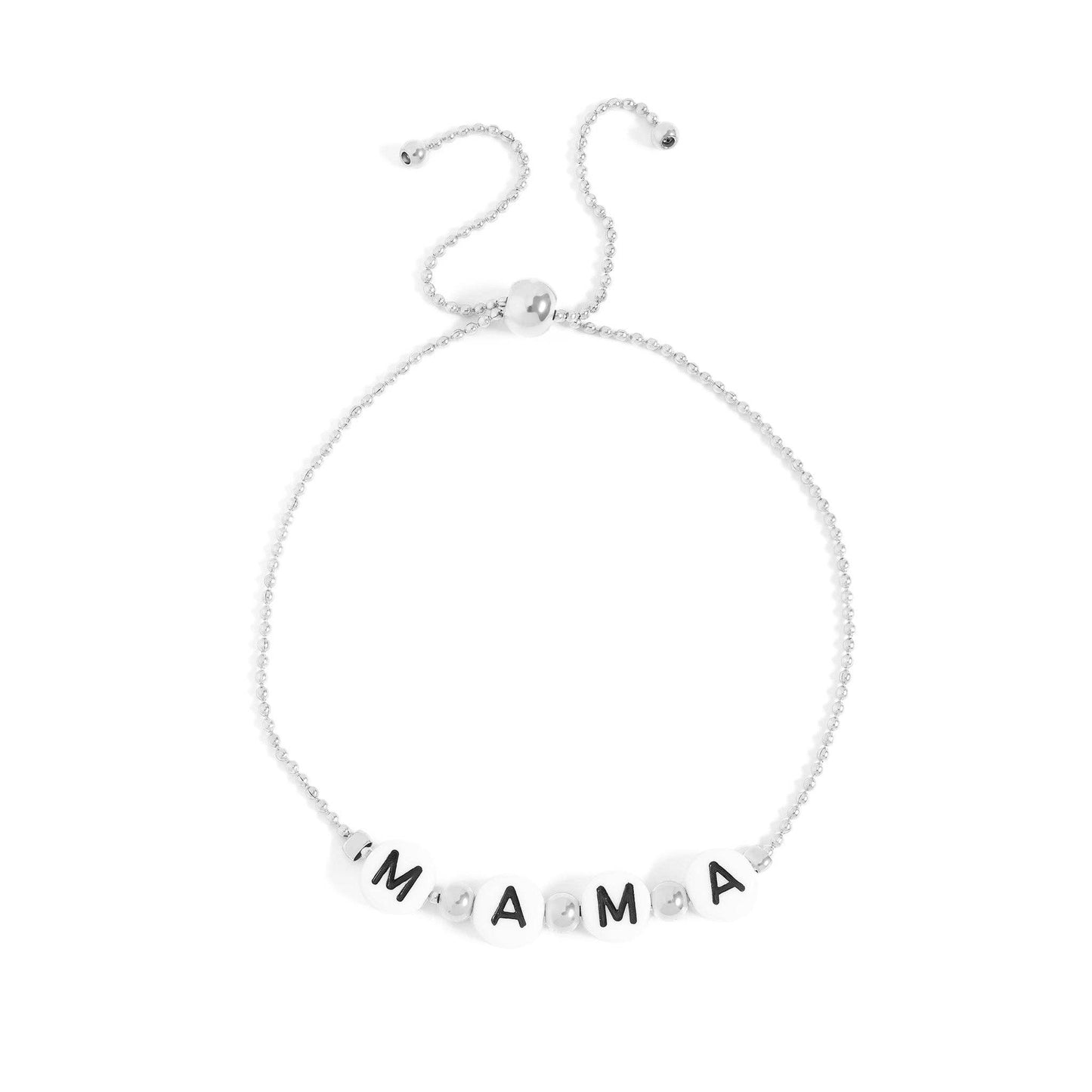 Mama and Mini Matching Beaded Charm Bracelet Set