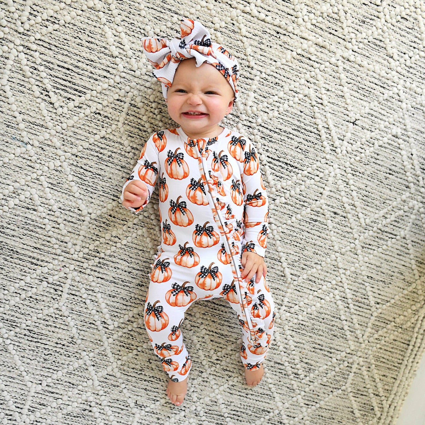 Lilith Pumpkin Ruffle Zip