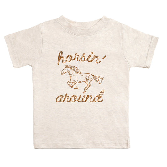 Horsin' Around Western Short Sleeve T-Shirt