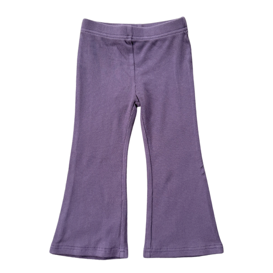 Stretchy Purple Flare Pants