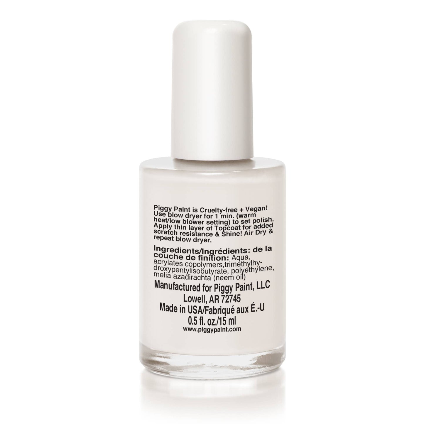 Piggy Paint - Shine Topcoat Non-Toxic Kids Nail Polish