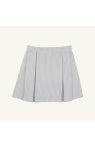 TBBC | Parson Pleated Skirt (Woven Yarn) - Grantley Gray Houndstooth