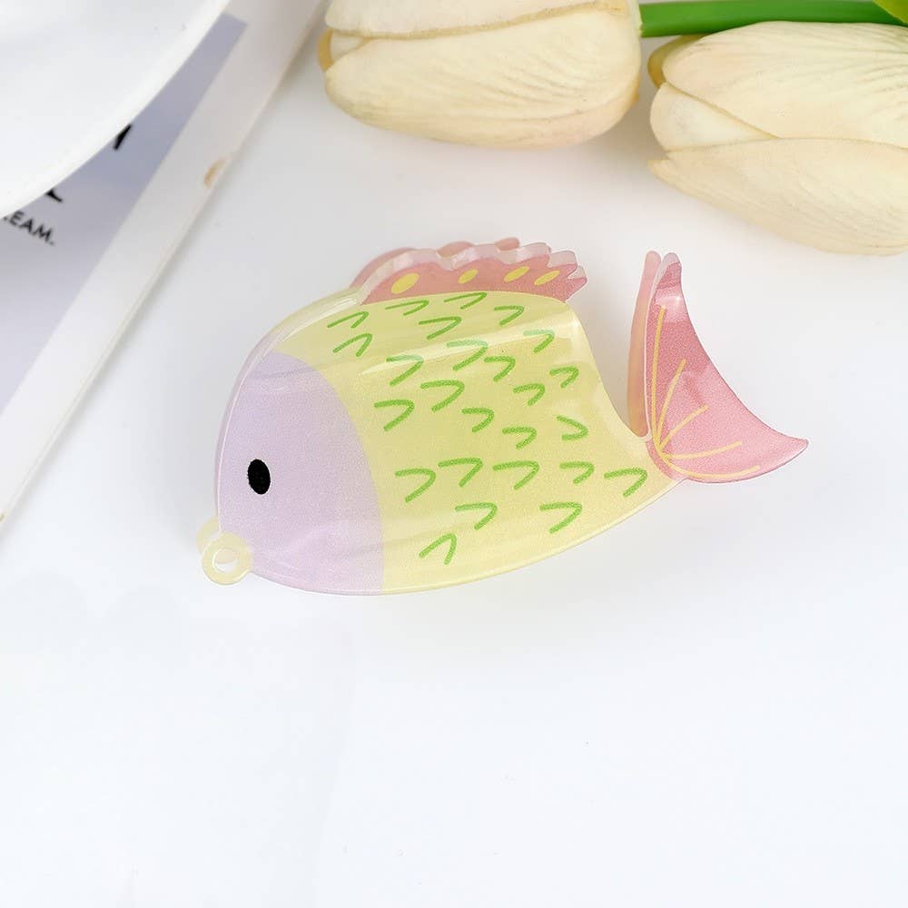 Reel Cute Fish Claw Clips