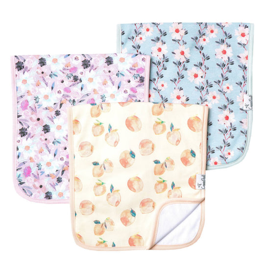 Copper Pearl | 3 Pack Premium Burp Cloths - Morgan
