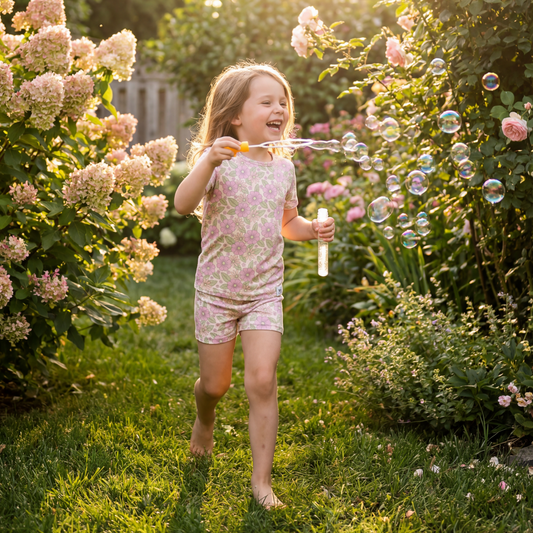 Sweet Bamboo | Groovy Love Summer Pajama Set