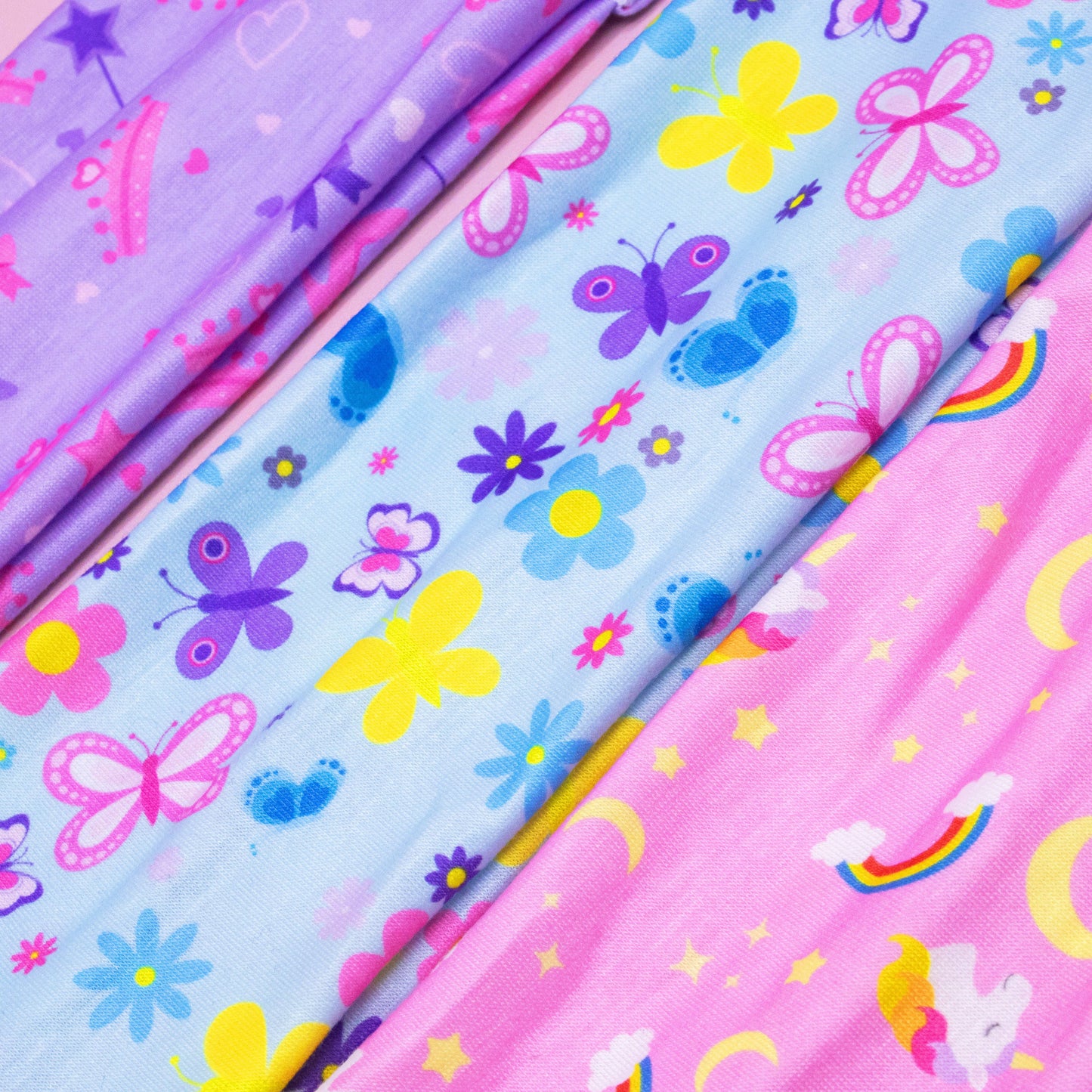 Wide Stretch Elastic Headbands - 3 Pack