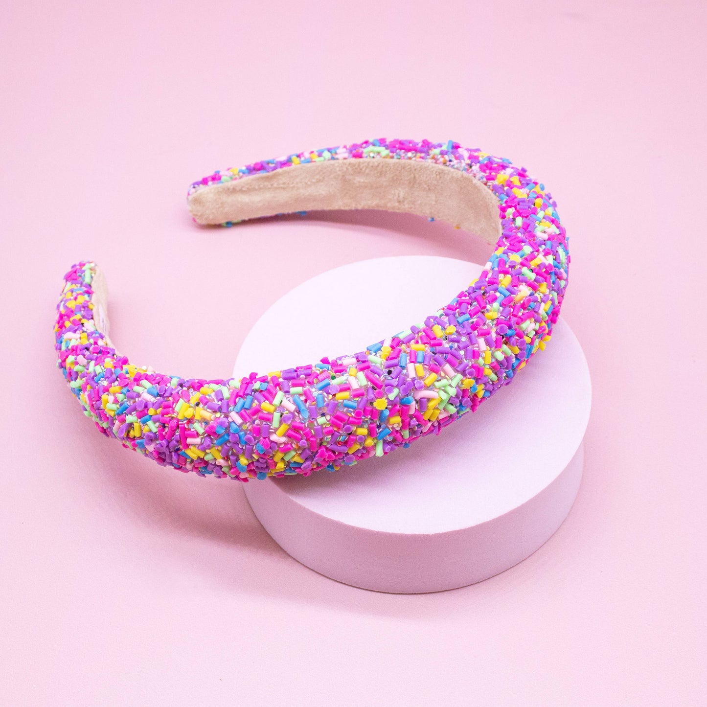 Rainbow Confetti Sprinkles Headband