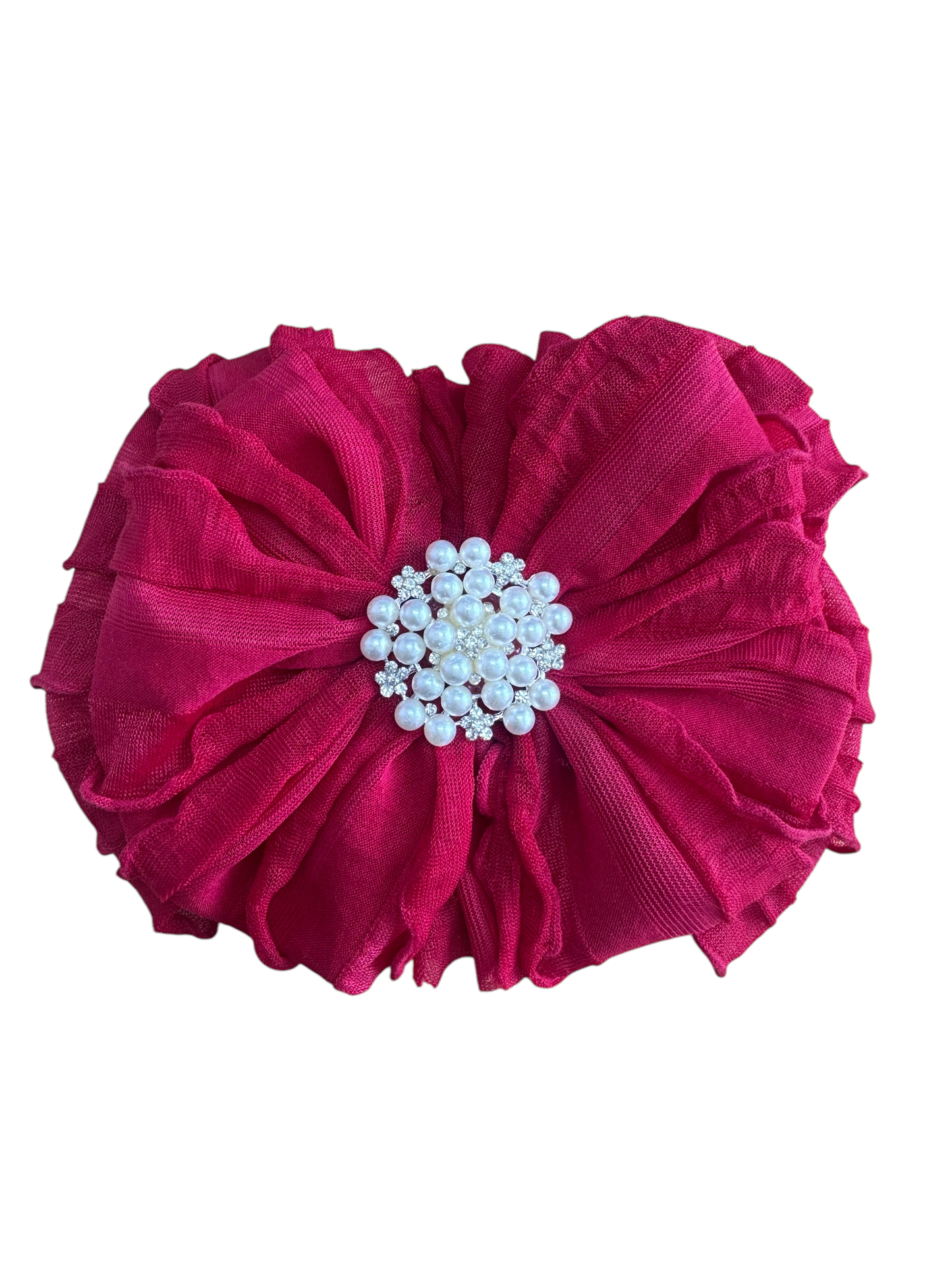 Rockin Royalty - Pearl Ruffled Headband