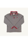 TBBC | Hayword Half Zip (Fleece) - Grantley Gray and Richmond Red