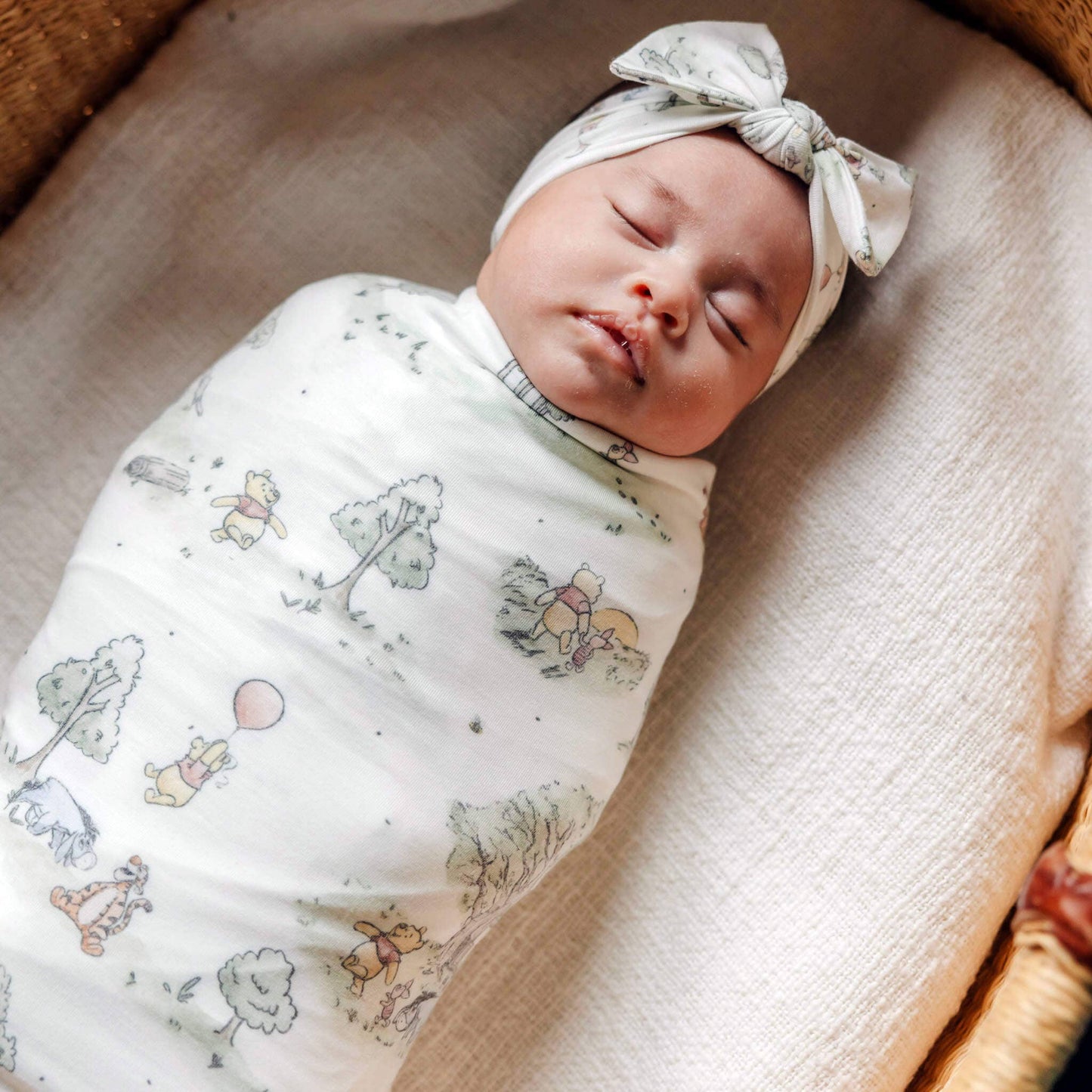 Copper Pearl | Knit Swaddle Blanket - Hundred Acre Wood