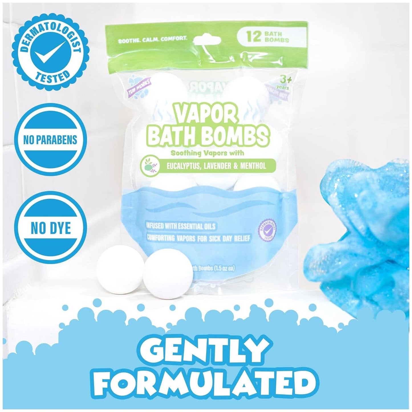 Tub Works® Aromatherapy Vapor Bath Bombs