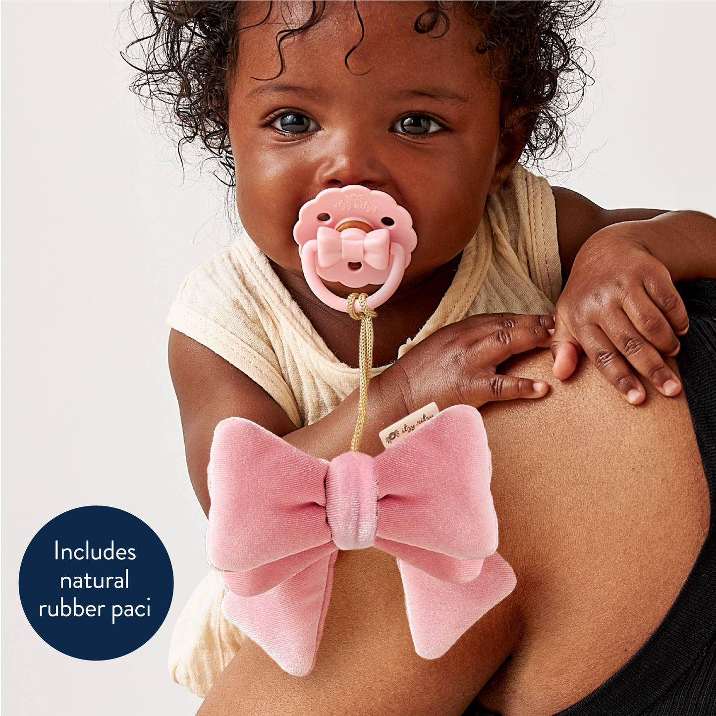 Itzy Ritzy | Bitzy Pal Natural Rubber Pacifier & Plush