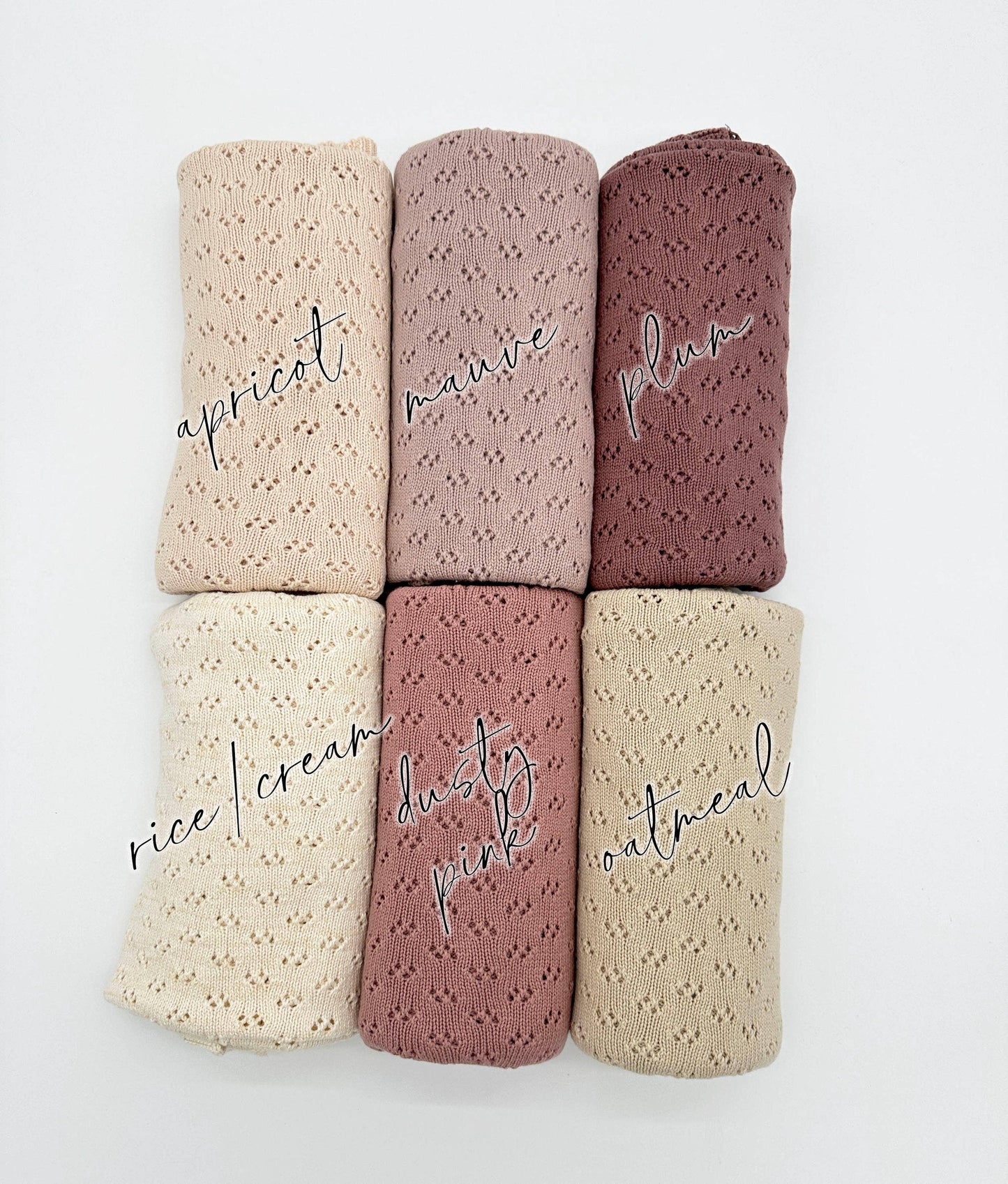 Grace Knitted Cotton Baby Blanket