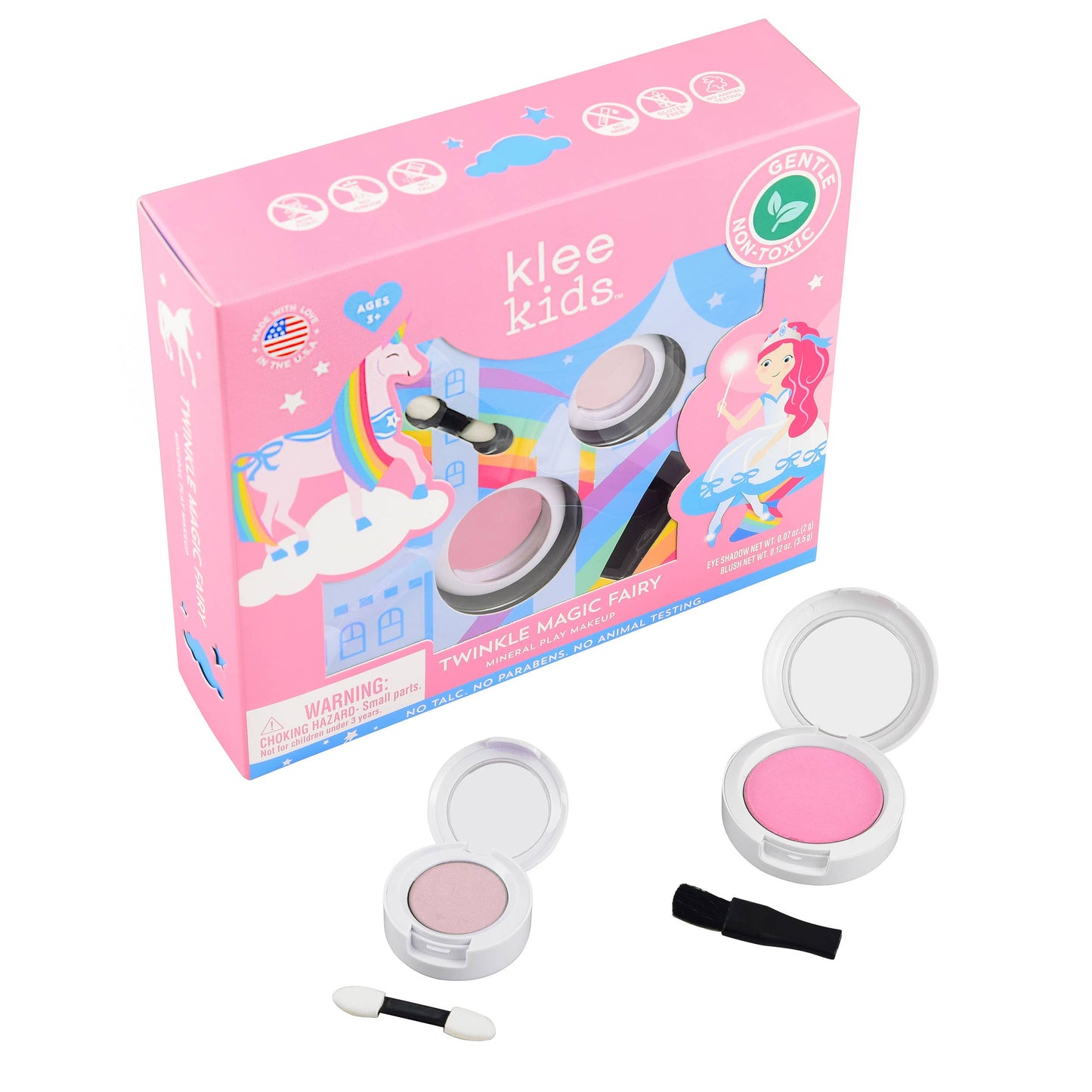Klee Naturals | Twinkle Magic Fairy - Klee Kids Play Makeup 2-PC Kit