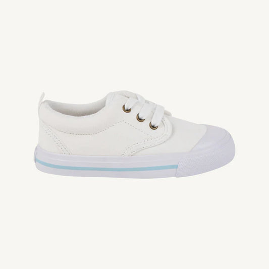 TBBC | Prep Step Sneaker - Worth Avenue White with Buckhead Blue Stripe