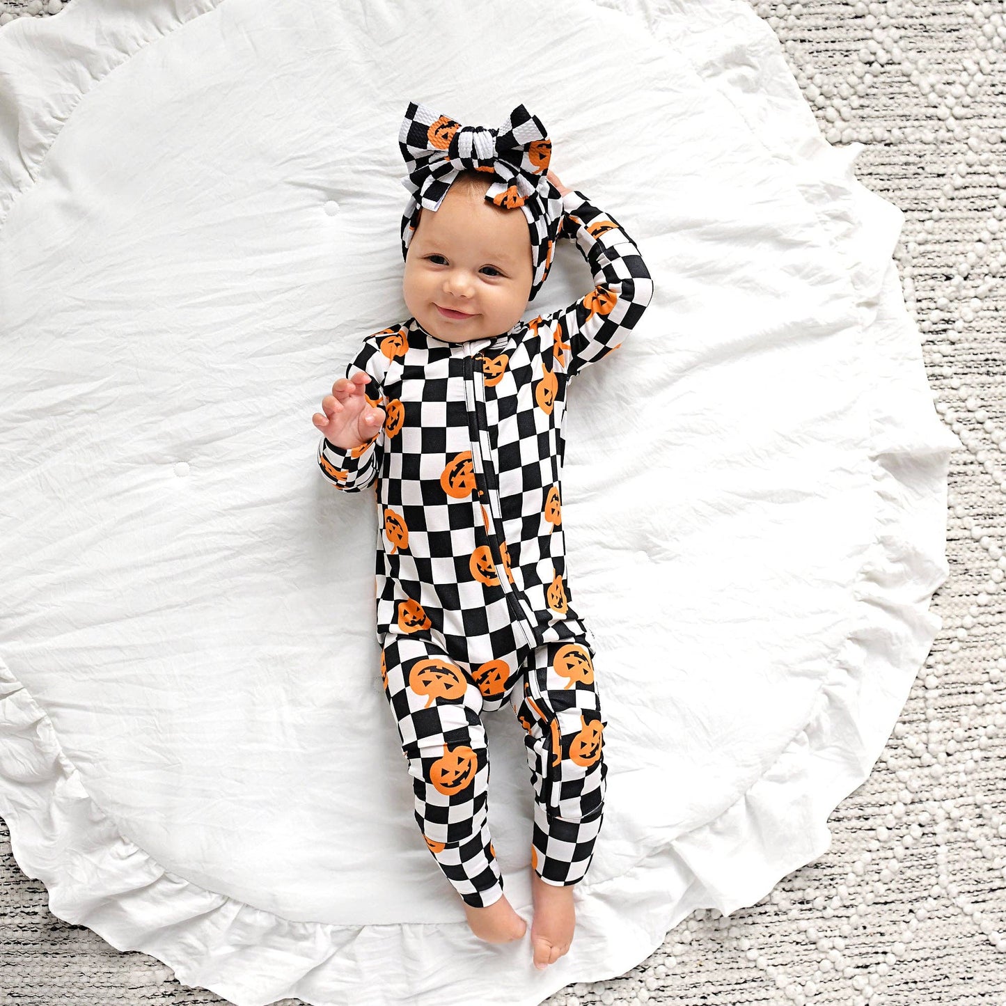 Merlin Pumpkin Zip Romper