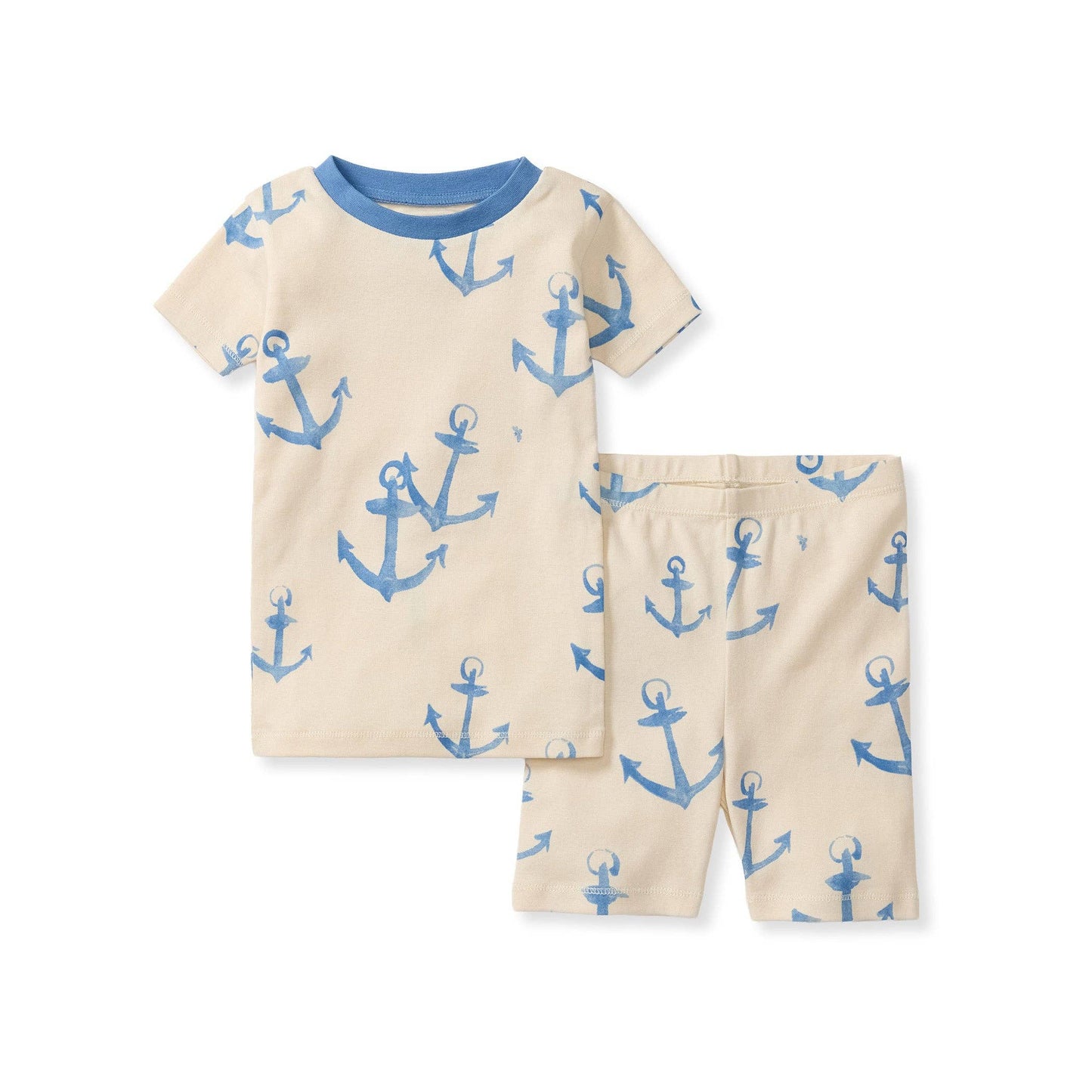 Burt's Bees Baby - Anchors Organic Cotton Two-Piece Pajamas
